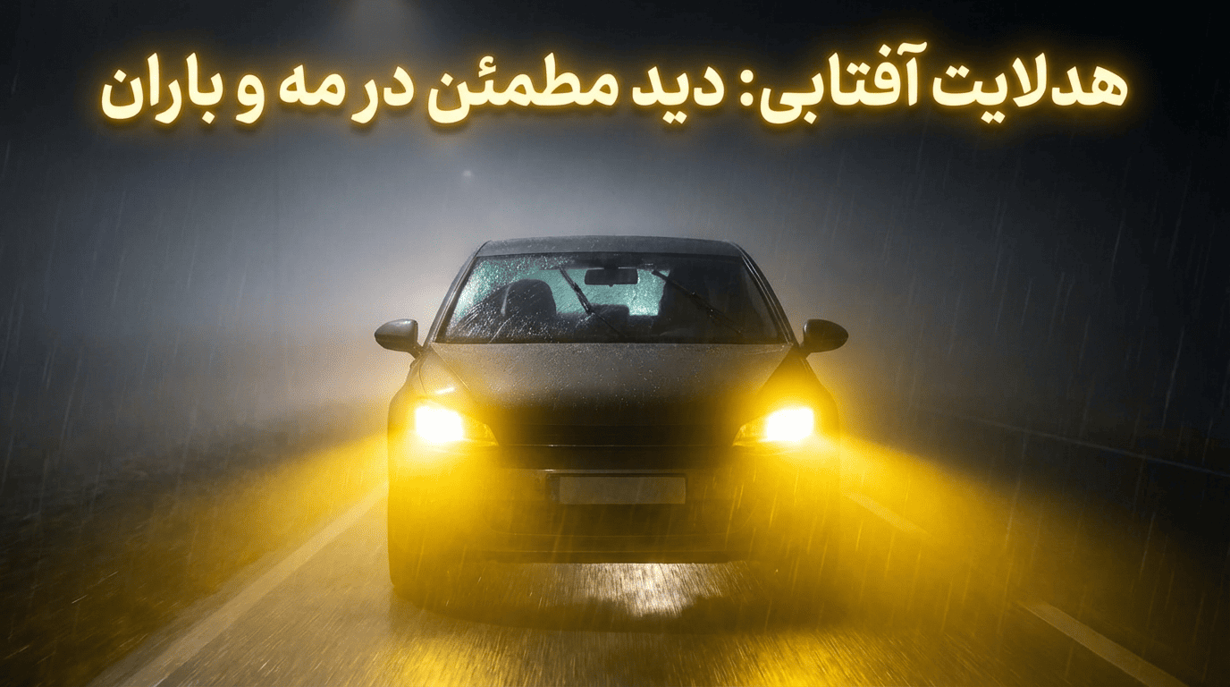 تصویر شاخص برای مقاله هدلایت آفتابی برای مه و باران | دید مطمئن در هر شرایط