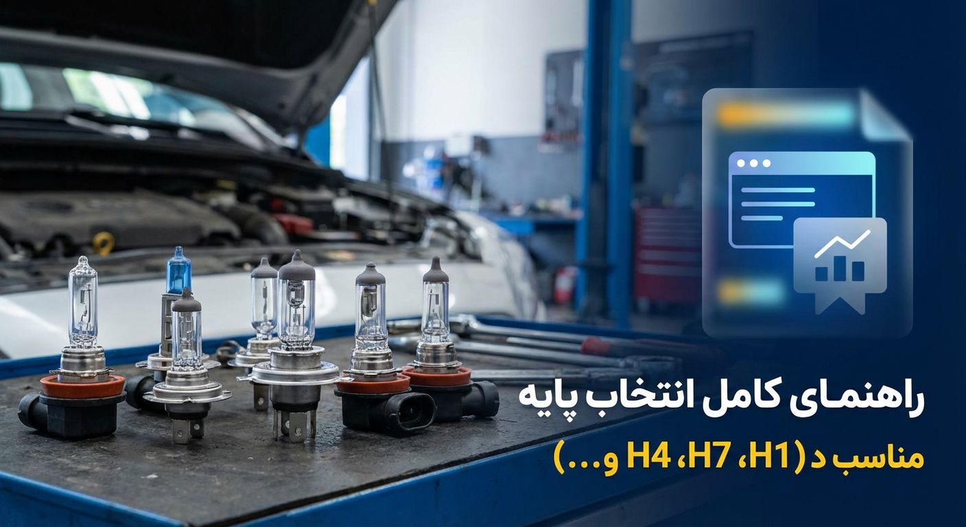 پایه هدلایت چیست؟ راهنمای کامل انتخاب پایه مناسب چراغ جلو (H1، H4، H7 و…)